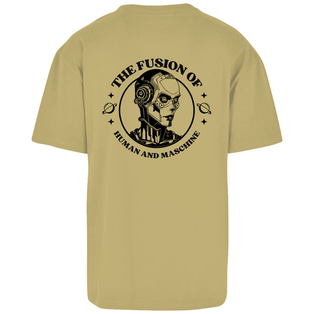 The Fusion of Machine and Human Oversized T-Shirt