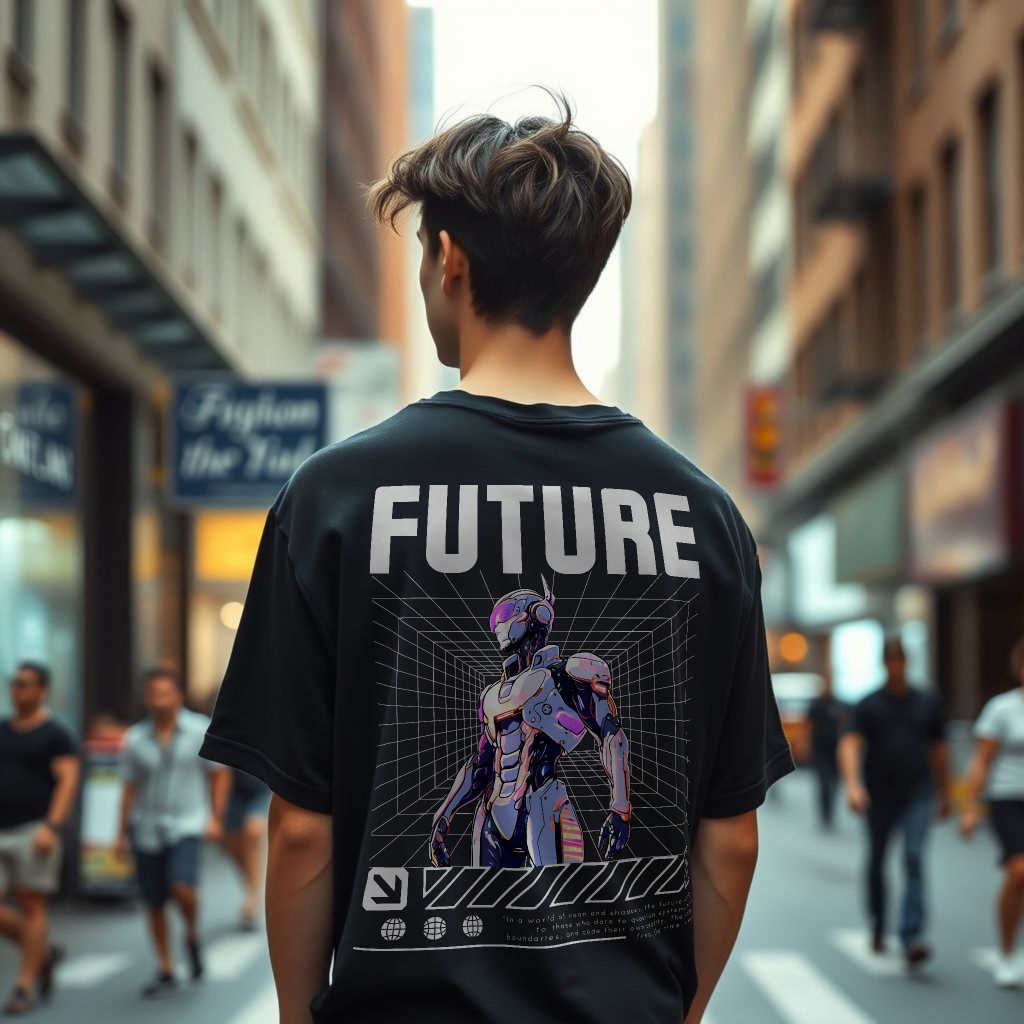 CyberForge Alpha Oversized Shirt