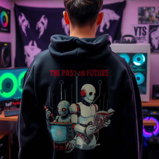 The Past in the Future Oversized Hoodie